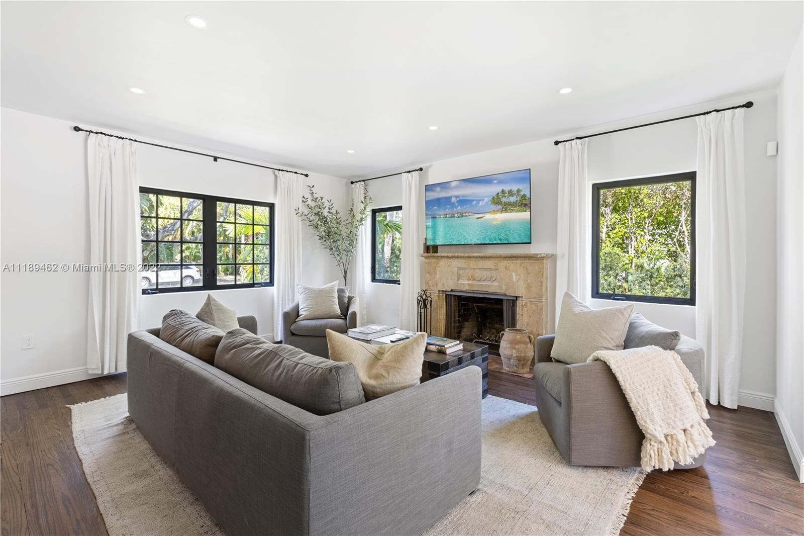 Miami Shores living room renovation