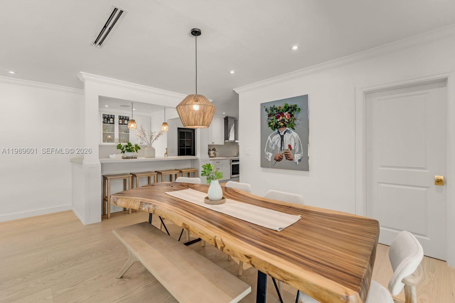 Flooring and paint refresh in a 1950s Glenvar Heights, Miami home