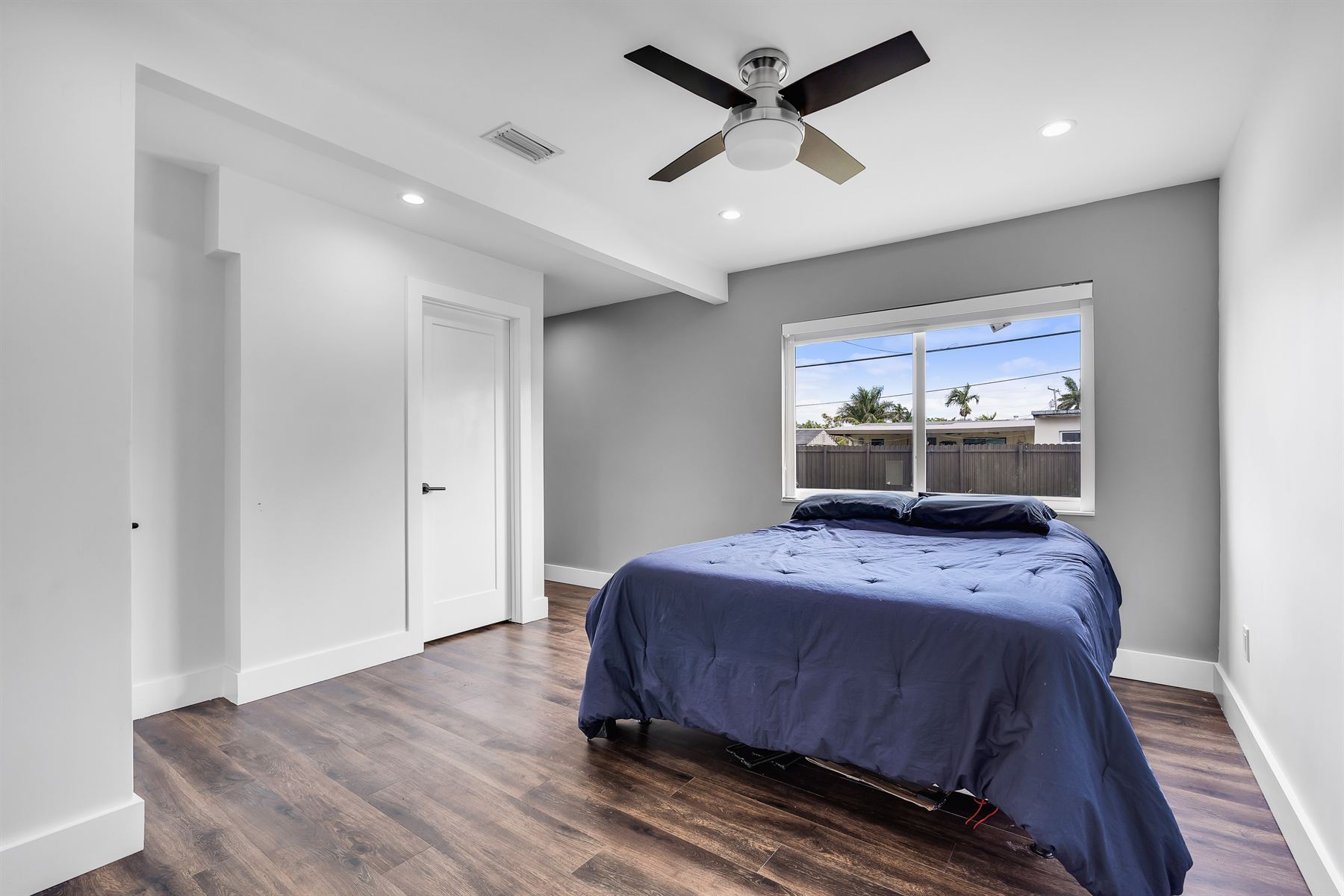 Finished renovation with smooth walls